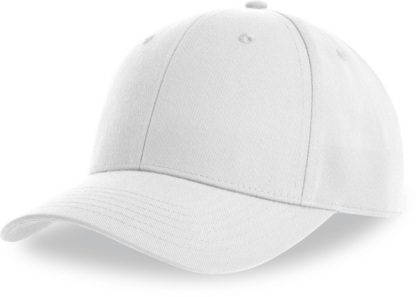 6 Panel Baseball Cap Atlantis | Joshua - White / onesize