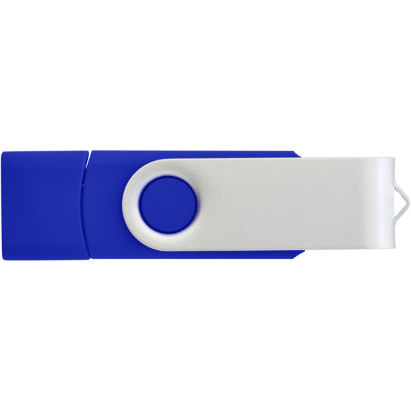 Clé USB-C rotative OTG - Bleu / 2GB
