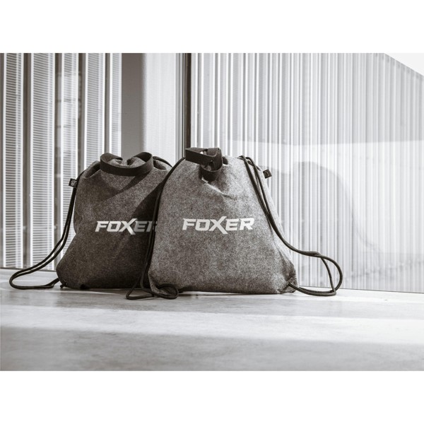 GRS RPET Felt PromoBag Plus backpack - Grey