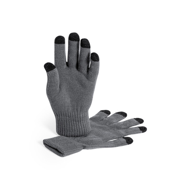 Gant Tactile Tellar - Gris / Noir