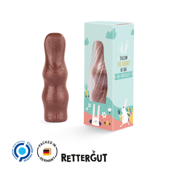 Rettergut Osterhase in Werbebox