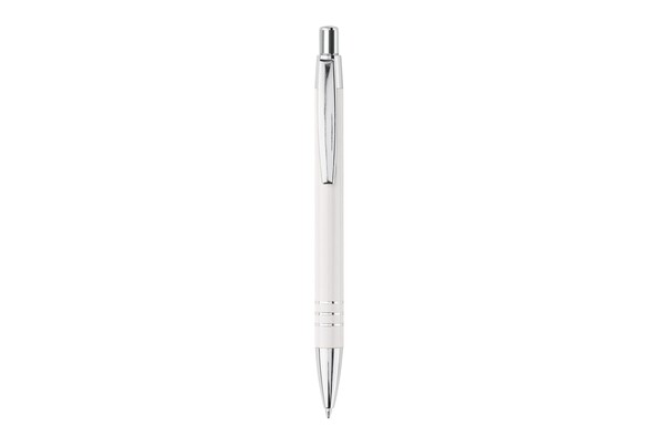 Aluminum ball pen in a tube - White