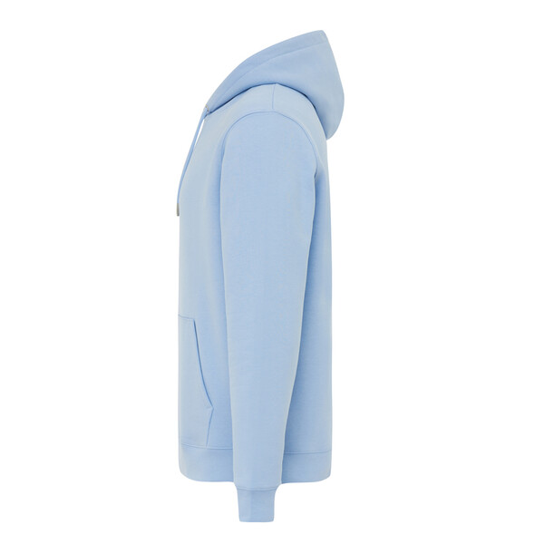 Mikina s kapucí IQONIQ Joshua z recyklované bavlny - Sky Blue / XL