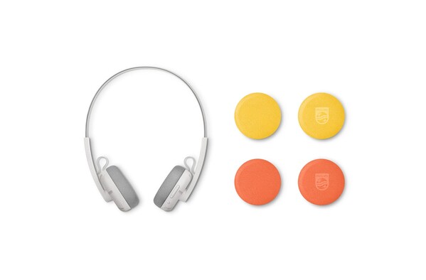 TAH2000 - Philips The Ringo Wireless on-ear hovedtelefoner - Hvid