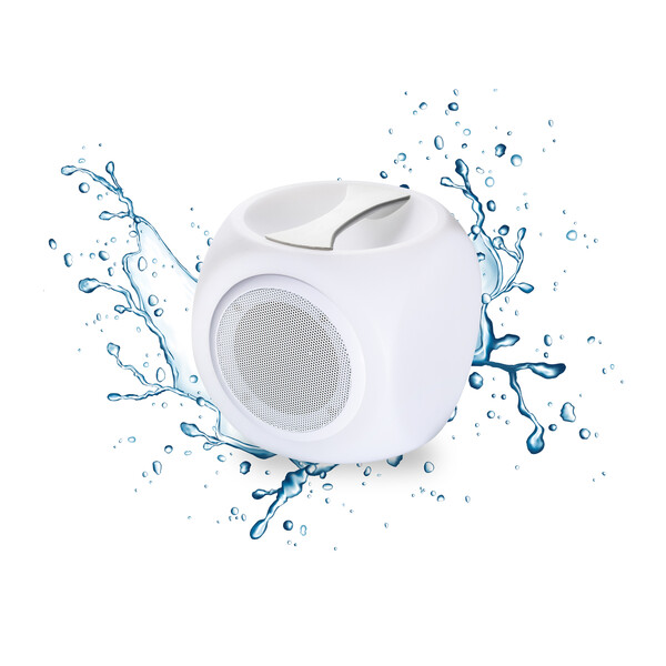 Haut-Parleur Bluetooth® avec Lumière MALBORK - blanc