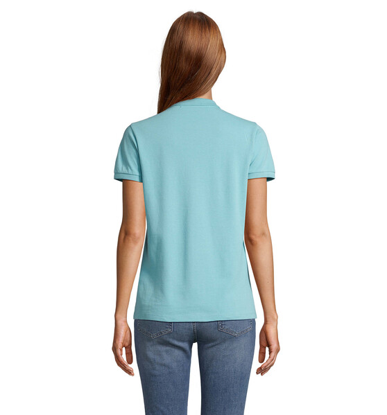 PLANET WOMEN Polo 170g - Pool BlueL