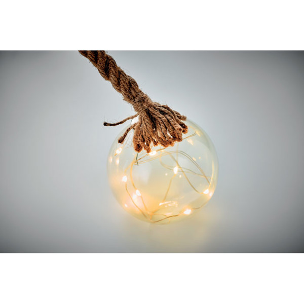 Glass bauble LED light Baubli