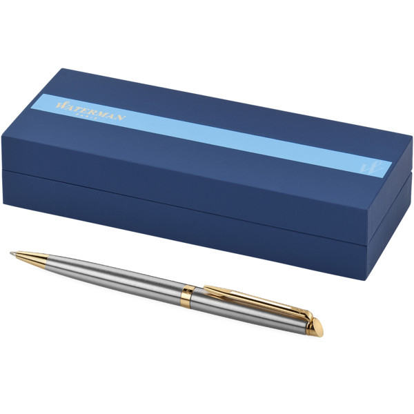 Waterman Hémisphère Kugelschreiber (blaue Mine) - silber / gold
