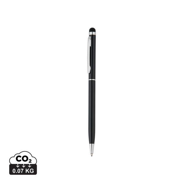 Thin metal stylus pen - Black