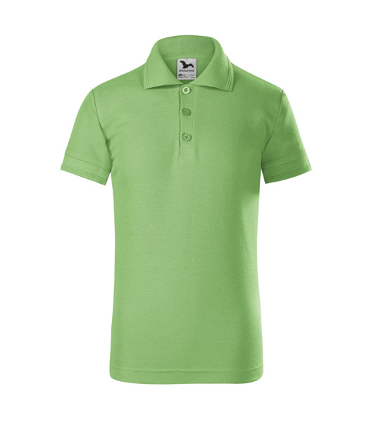 Polo Shirt Kids Malfini® Pique Polo - Grass Green / 134 cm/8 years