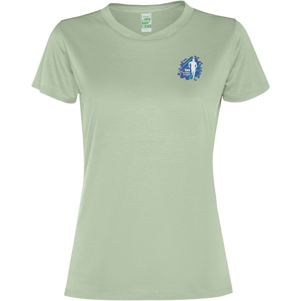 T-shirt de sport Slam à manches courtes pour femme - Mist Green / L