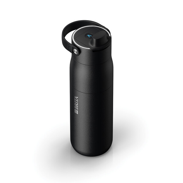 Láhev BRITA LARQ iQ Track s čištěním a filtrací vody, 680 ml - Černá