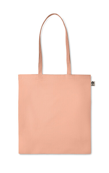 Sac shopping en coton organique Zimde Colour - Orange