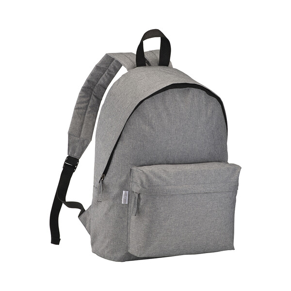 Melange R-Pet 2 Pockets Backpacks (Recycled R-Pet) - Grey