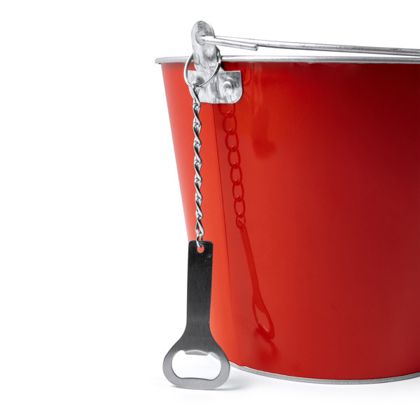 Balde Com Abre-Garrafas Lambic - BRANCO