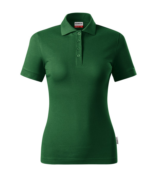 Polokošile Dámská Rimeck® Resist Heavy Polo - Lahvově Zelená 06 (Brand Label) / L