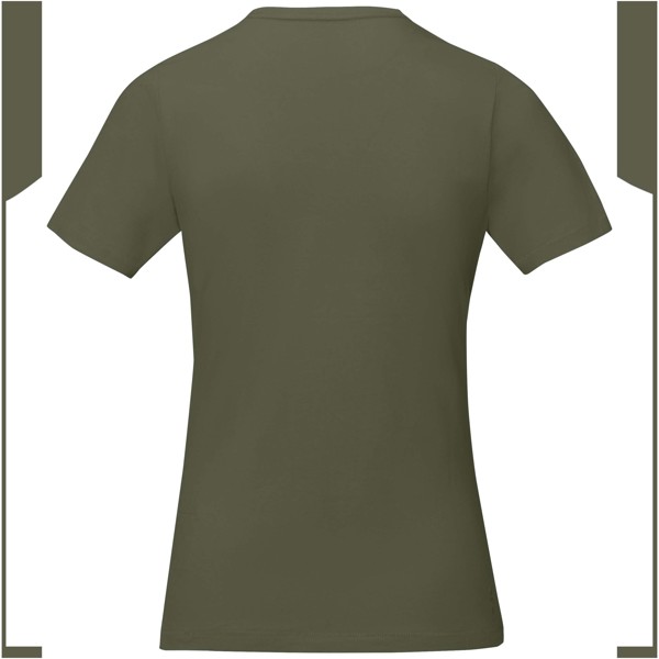 T-shirt de manga curta Nanaimo de mulher - Verde floresta / M