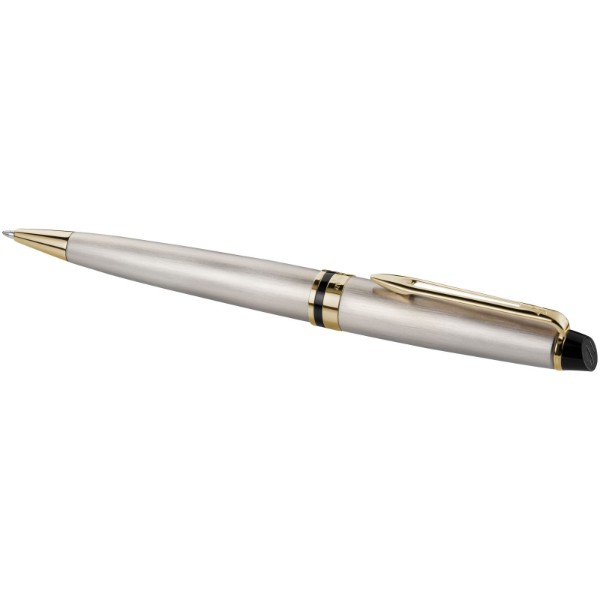 Waterman Expert ballpoint pen (blue ink) - Steel / Gold