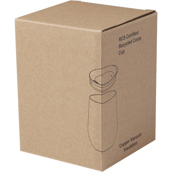 Gobelet isotherme Corzo 350 ml  en cuivre inoxydable recyclé certifié RCS - Bronze