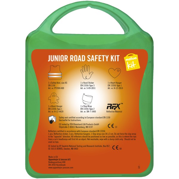 MyKit M Junior Road Safety kit - Transparent Green