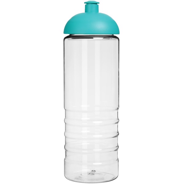 H2O Treble 750 ml sportovní lahev s kupolovitým víčkem - Průhledná / Aqua blue