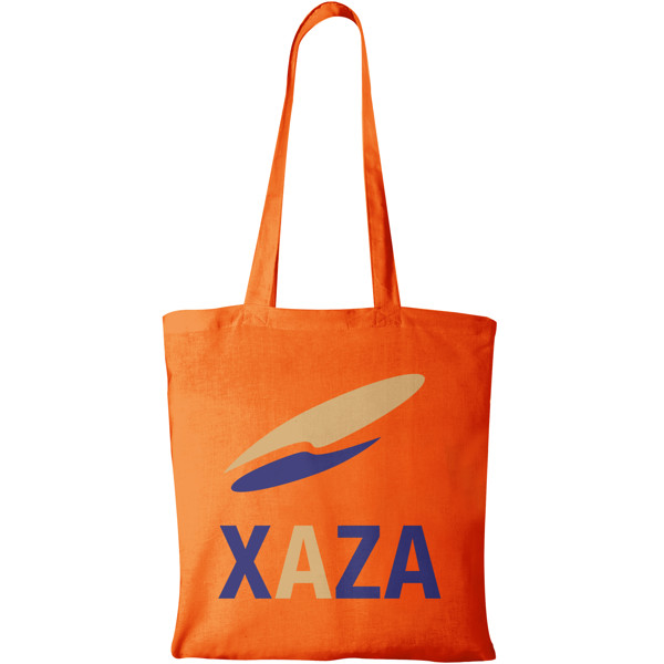 Sac shopping coton Carolina 100 gr/m² 7L - Orange