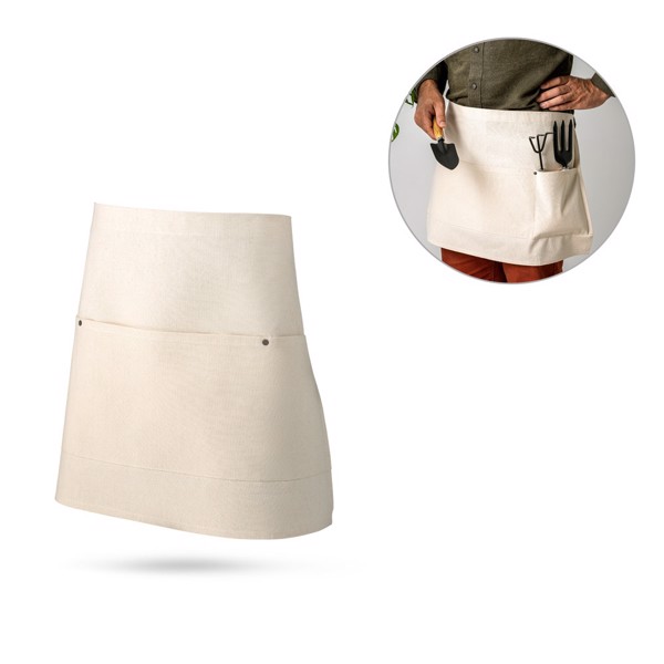 PS - CHICORY. Multi-purpose apron in cotton canvas
