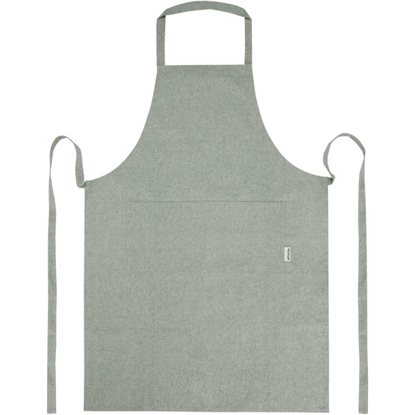 Pheebs 200 g/m² recycled cotton apron - Heather Green | go merchy®