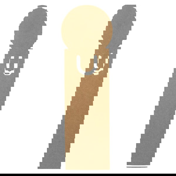 Memo holder, sticky notes, bookmark, notebook, ruler - brown