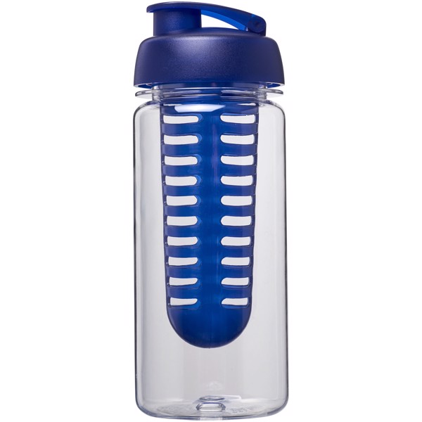 Láhev s infuzérem avyklápěcím víčkem Octave Tritan™ 600 ml - Průhledná / Modrá