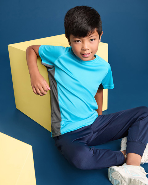 Shanghai T-Shirt - Red/Dark Lead / L