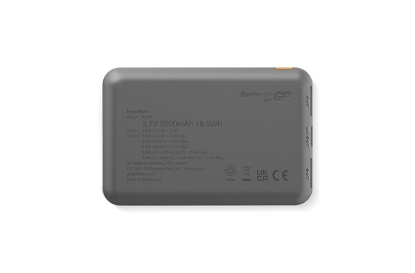 GP B+ Series Powerbank 5000 mAh - Noir