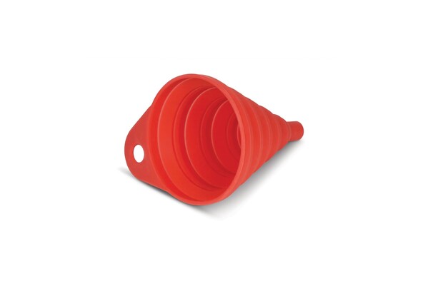 Entonnoir pliable pour voiture - Blanc / Rouge