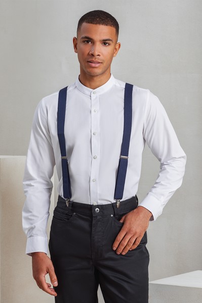 Clip-On Trouser Braces/Suspenders - Steel