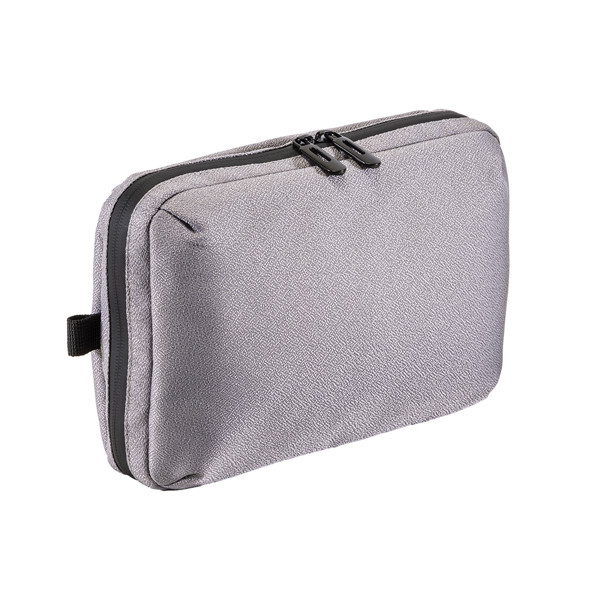 Tech Organiser In Recycled 600D Jacquard Polyester (R-Pet Inner Lining) - Grey