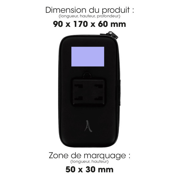 AME - SUPPORT VELO/MOTO/TROTTINETTE ETANCHE POUR SMARTPHONE JUSQU’À 6,5"