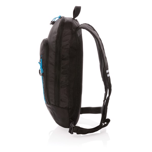 Explorer ripstop lille vandrerygsæk, 7L, PVC fri, sort
