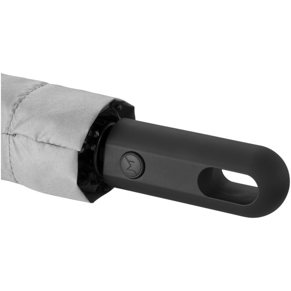 Ombrello pieghevole Trav da 21,5" con chiusura/apertura automatica - Grigio