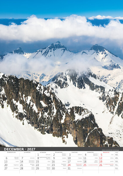 Kalendár Tatry