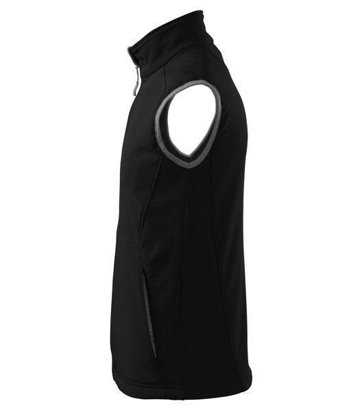 Softshellová Vesta Pánska Malfini® Vision - Čierna / 3XL