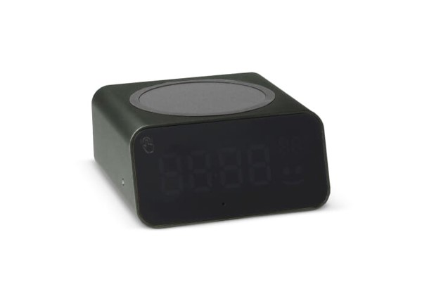 Xoopar Reddi Charge PD clock with wireless charger - Dark Grey