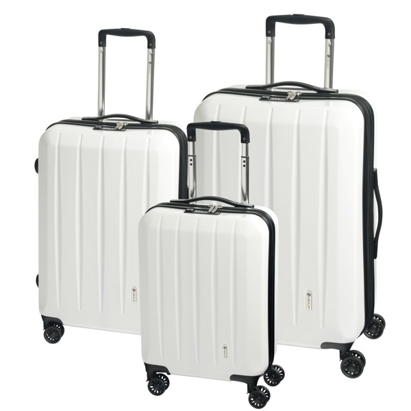 Trolley-Set London 2.0, 3-Pcs. - White