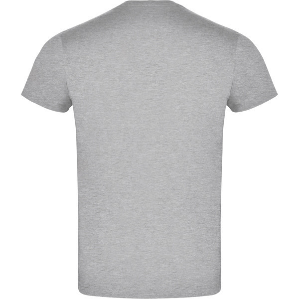 T-Shirt de Algodão Cor - Cinzento 