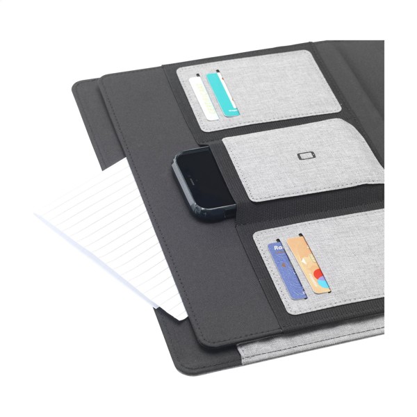 Quest Portfolio RCS RPET A4  porte-documents - Gris
