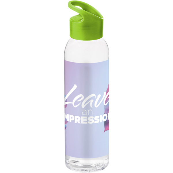 Borraccia Sky colori pop da 650 ml Tritan™ - Lime / Trasparente