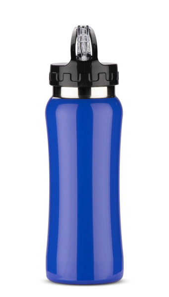 Bidon stalowy PATRO 600 ml - Niebieski