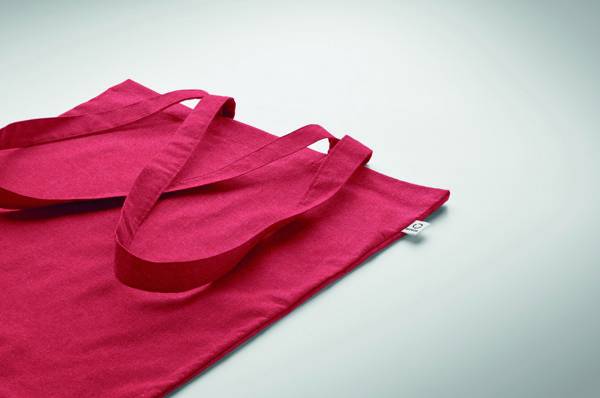 Saco compras algodão reciclado Viveka Colour - Vermelho