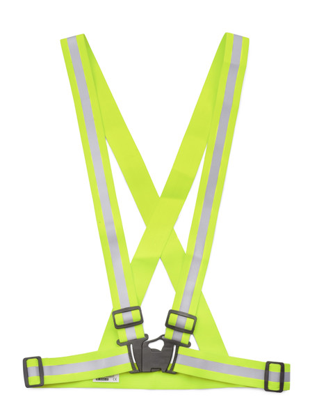 Reflective suspenders REFI - yellow