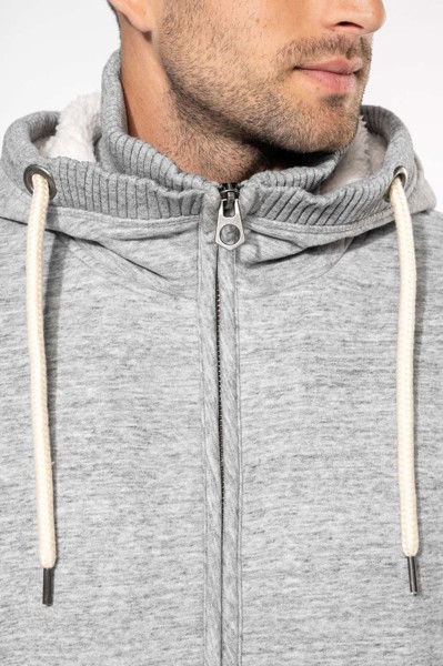 Vintage Sherpa-Lined Fleece Jacket - XS