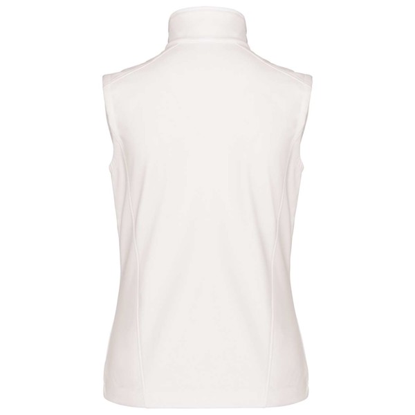 Ladies' Softshell Bodywarmer - White / XL